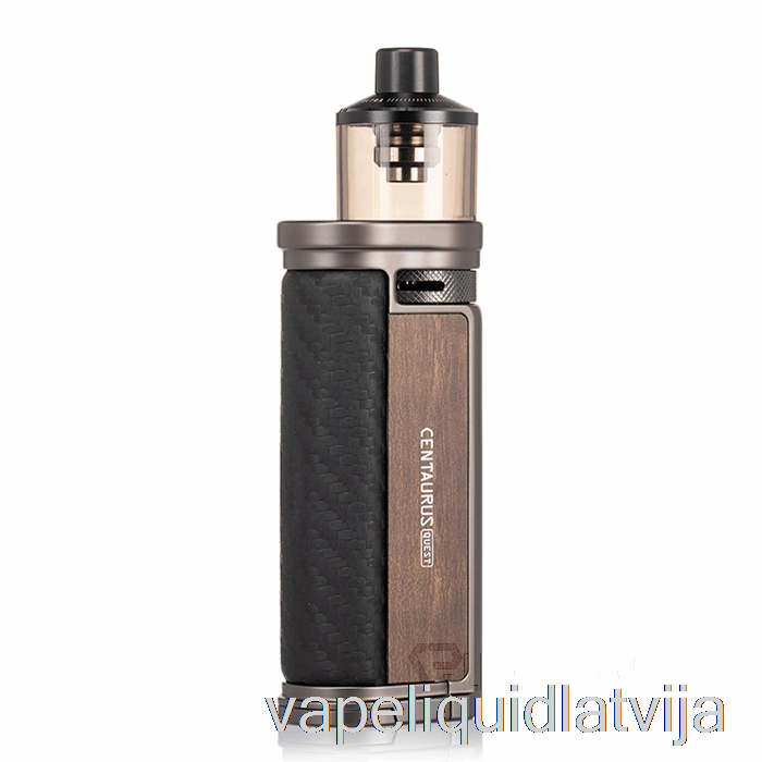 Pazaudēts Vape Centaurus Q80 Pod Mod Komplekts Gunmetal Tīkkoka Koka Vape šķidrums